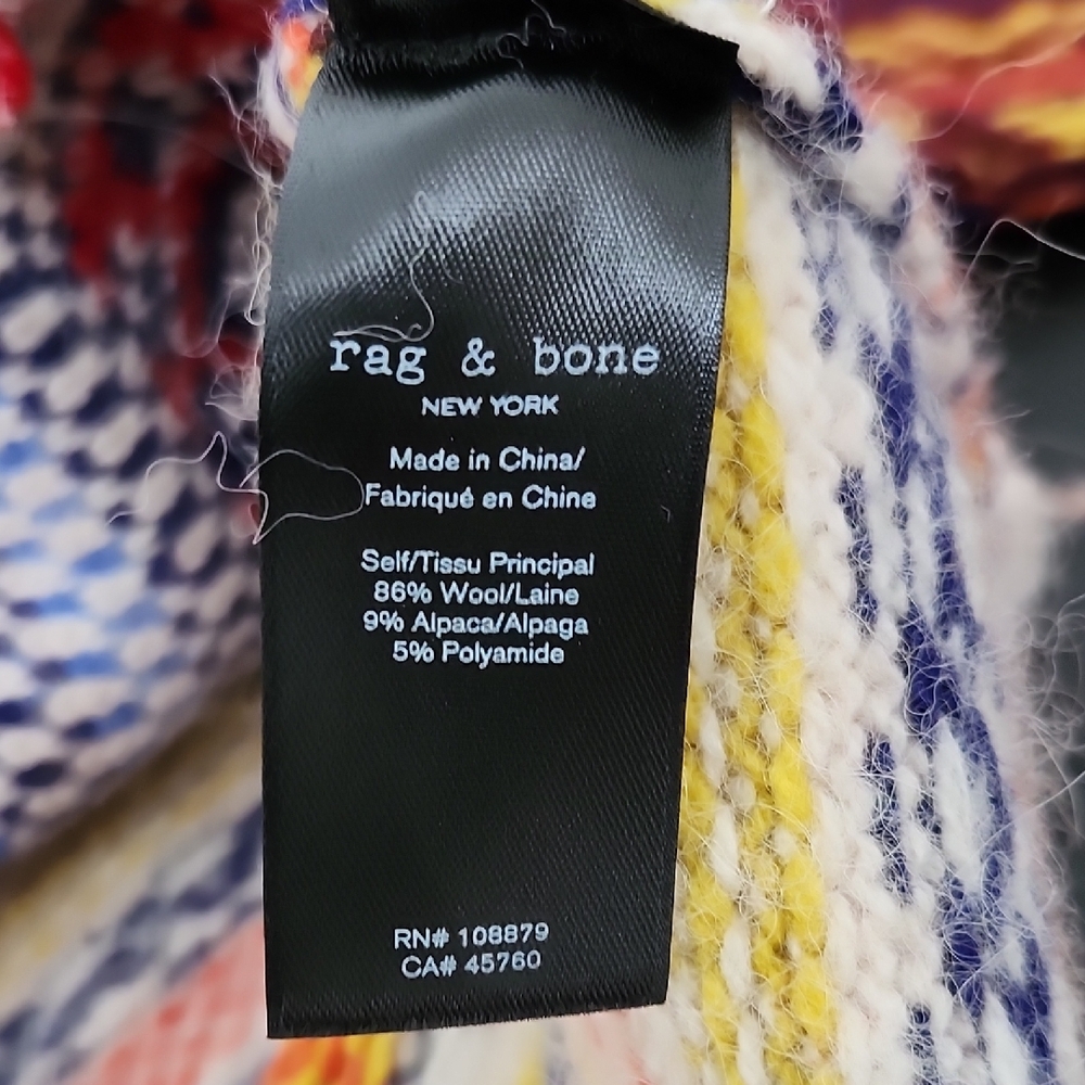 Rag & Bone Hollis Fair Isle Turtleneck - Picture 13 of 14